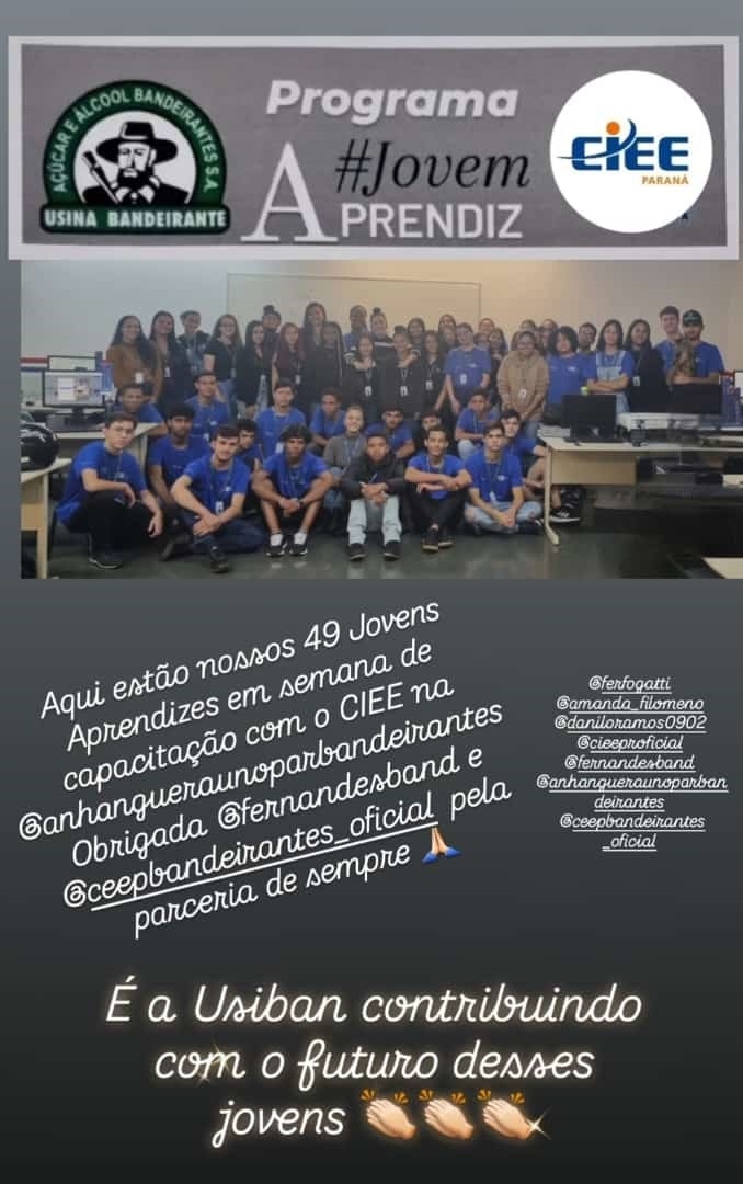 Programa Jovem Aprendiz - USIBAN